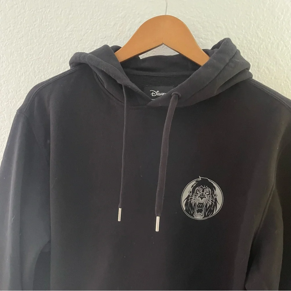 Disney X Vans The Lion King Scar Black Hoodie Size Small - Picture 3 of 15